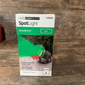 LED LightShow Christmas SpotLight in Green